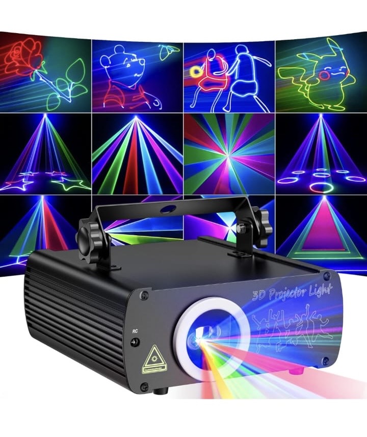 Laser 3D Rgb - DMX 